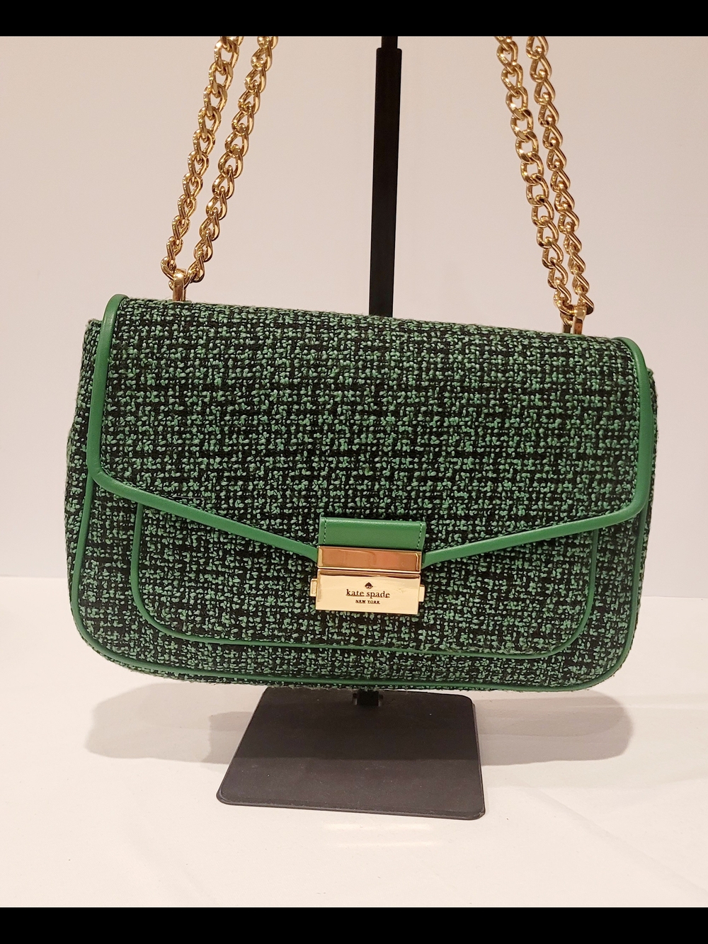 Kate Spade Carey Tweed Chain Shoulder Bag - Picture 4 of 7